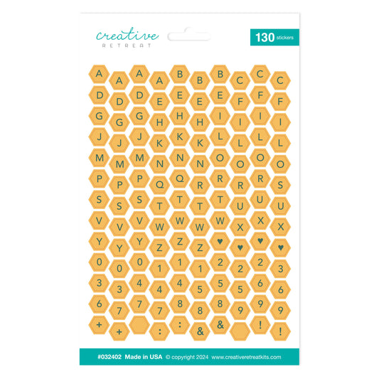 Broken Cisterns Alphabet Stickers