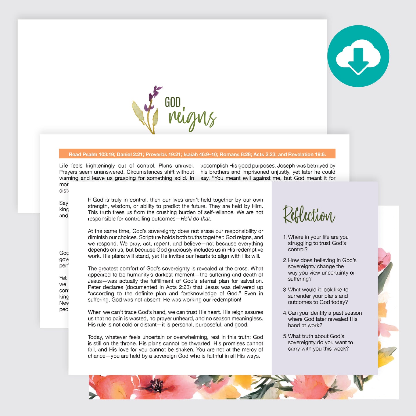 My God Reigns Devotional (PDF)