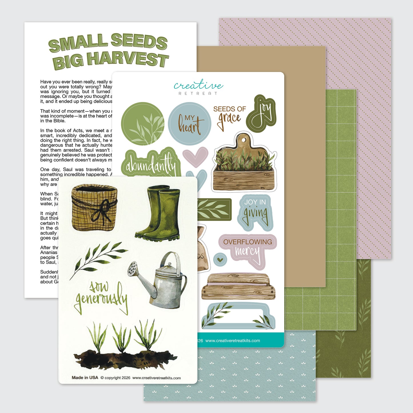 Small Seeds Kids Club Kit