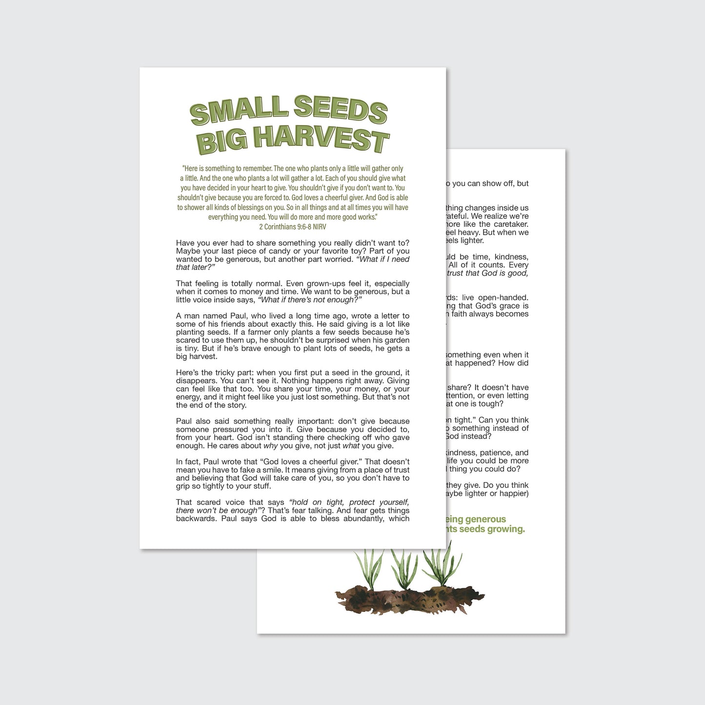 Small Seeds Kids Devotional