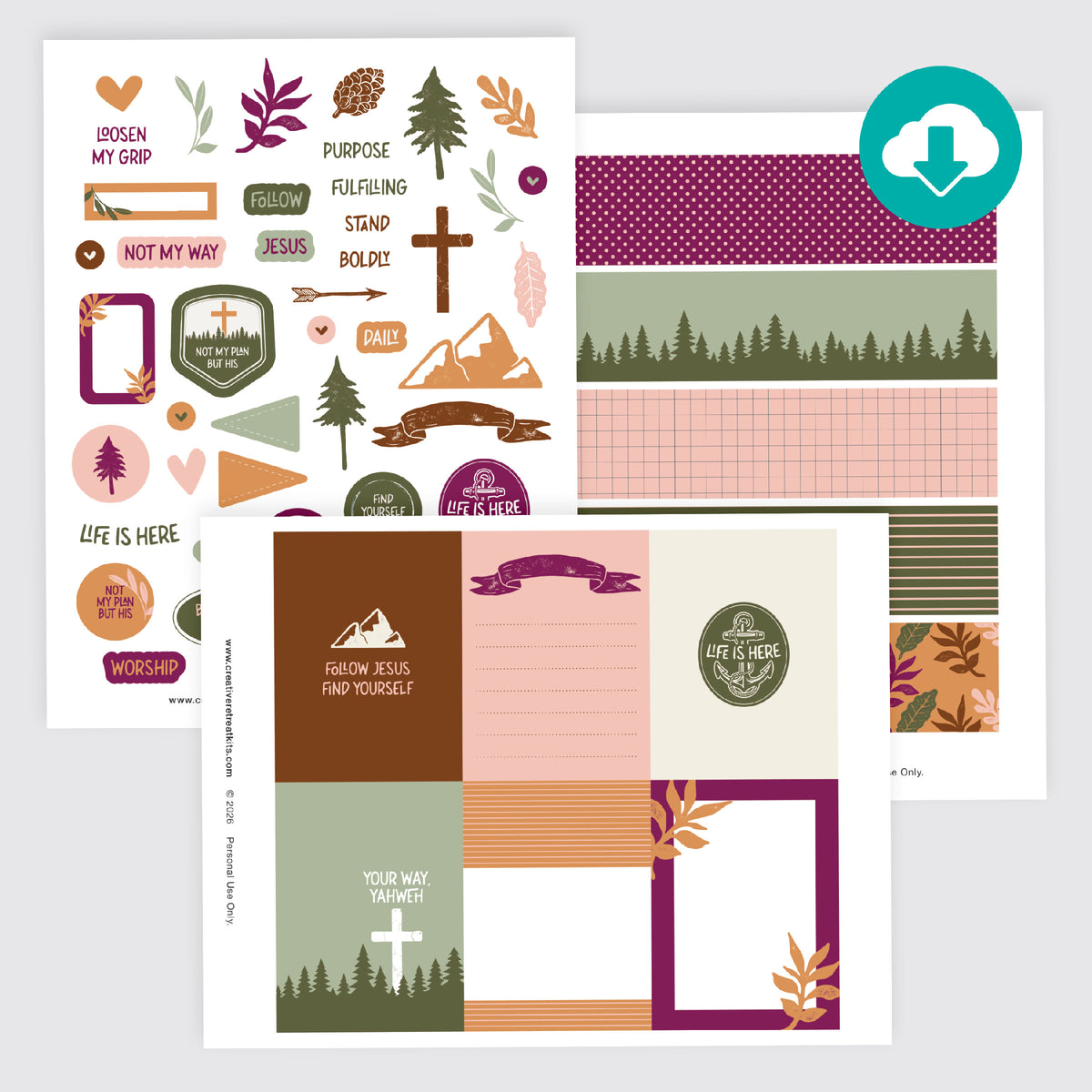 Daily Cross Printables (PDF)