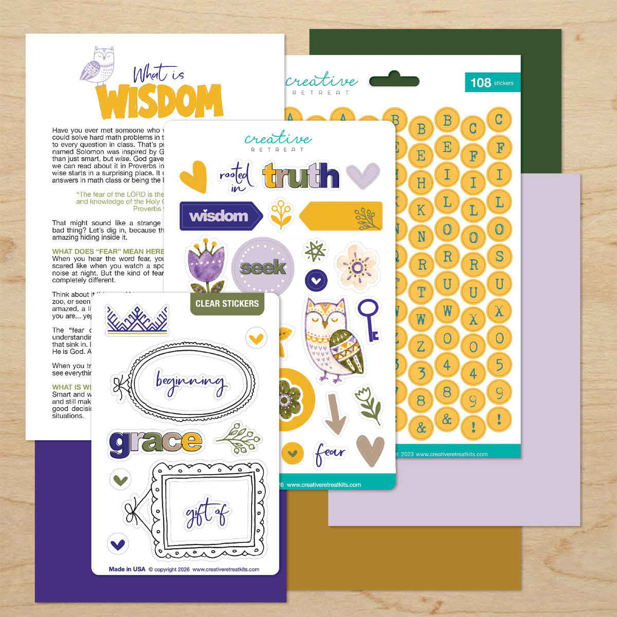 What Is Wisdom Kids Club Kit