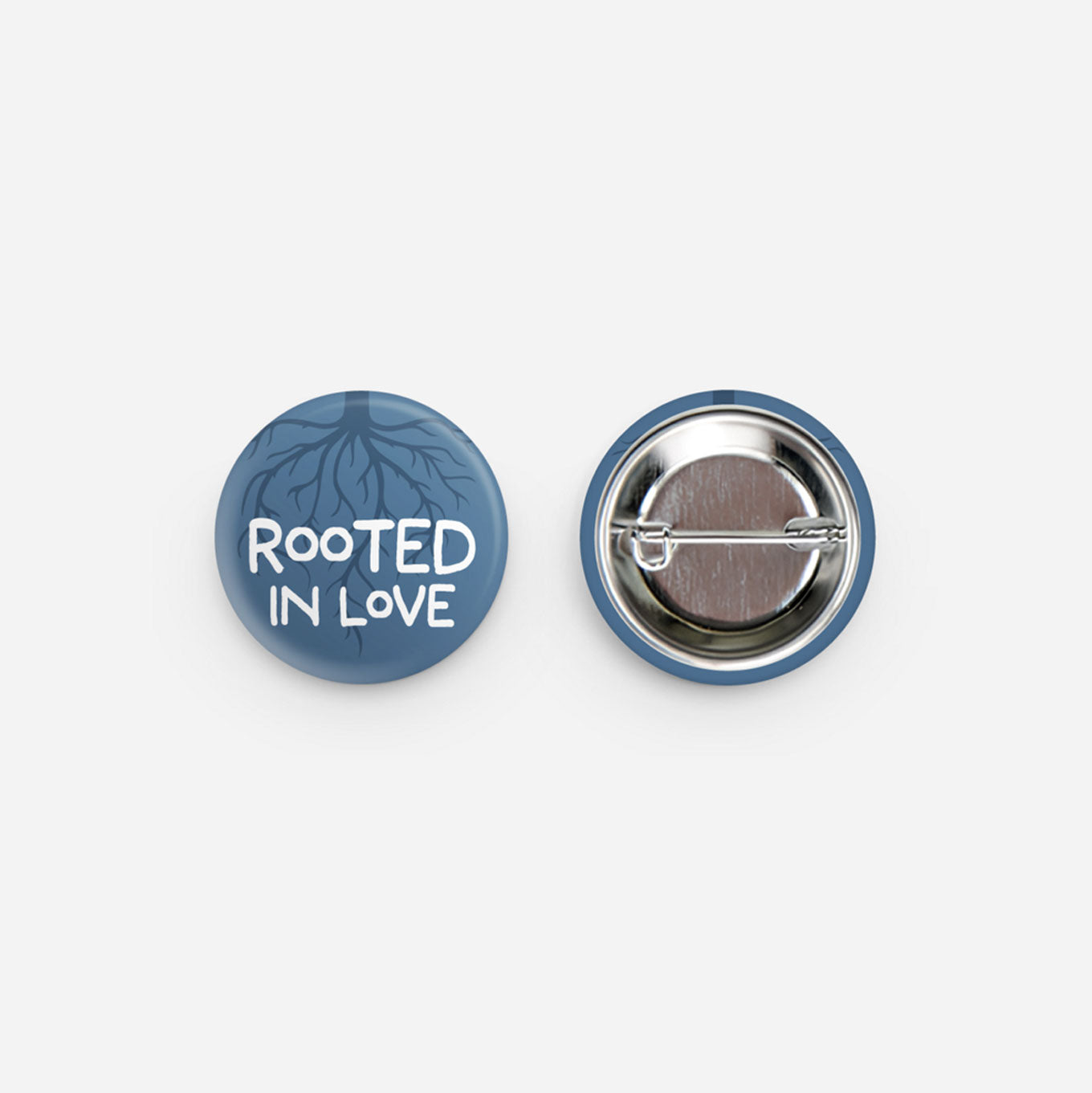 Rooted Button Pin