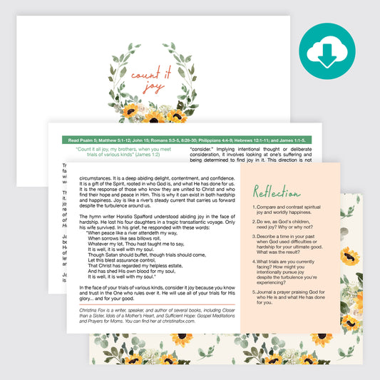 Count it Joy Devotional (PDF)