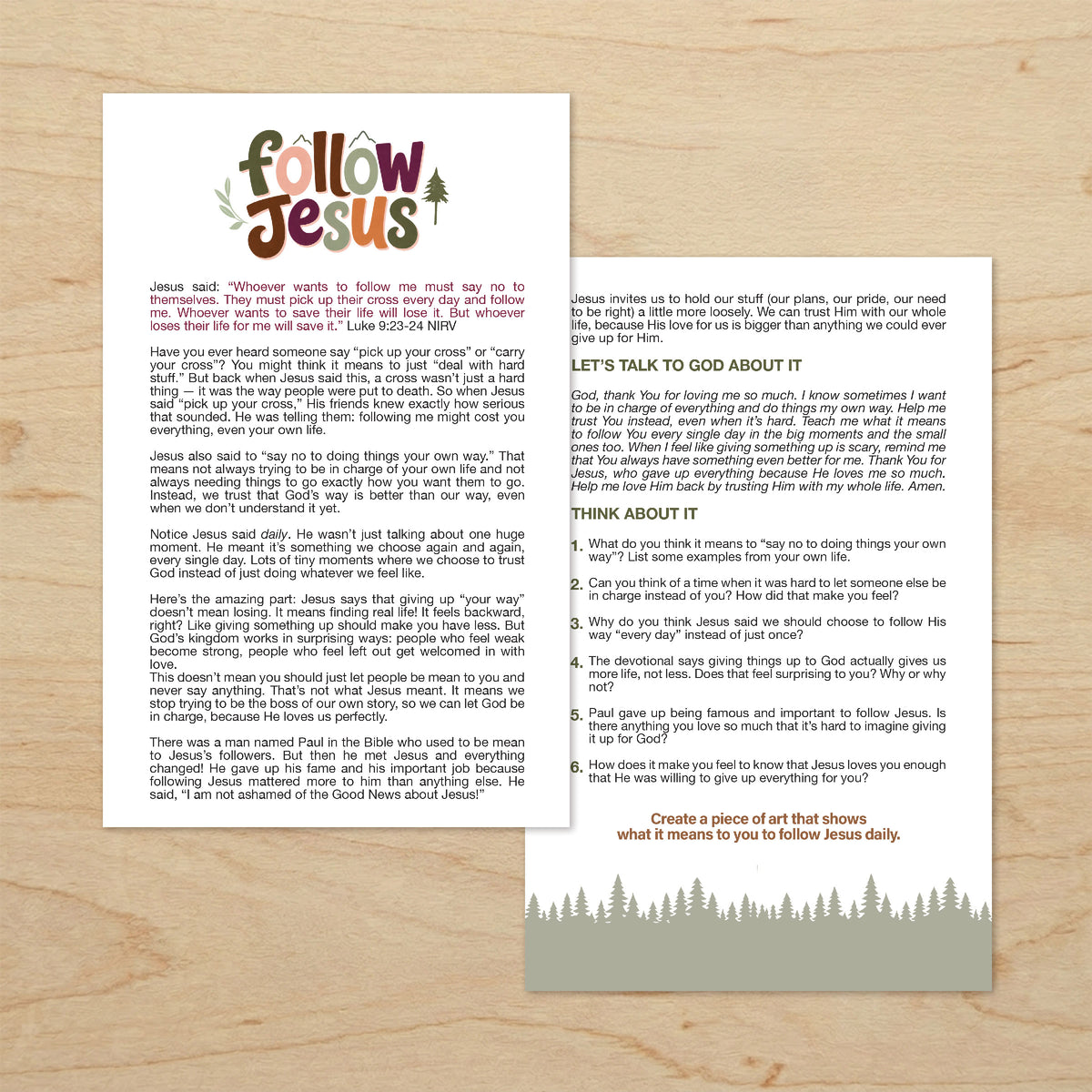 Follow Jesus Kids Devotional