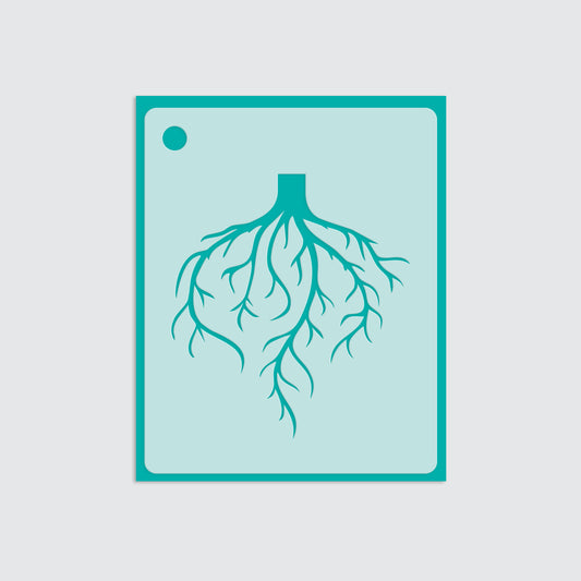 Tree Roots Stencil