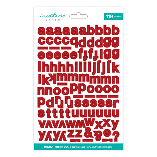 Tapestry of Grace Alphabet Stickers