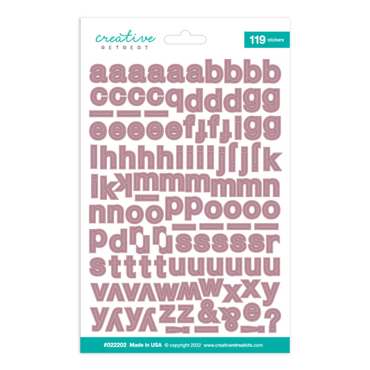 Tapestry of Grace Alphabet Stickers