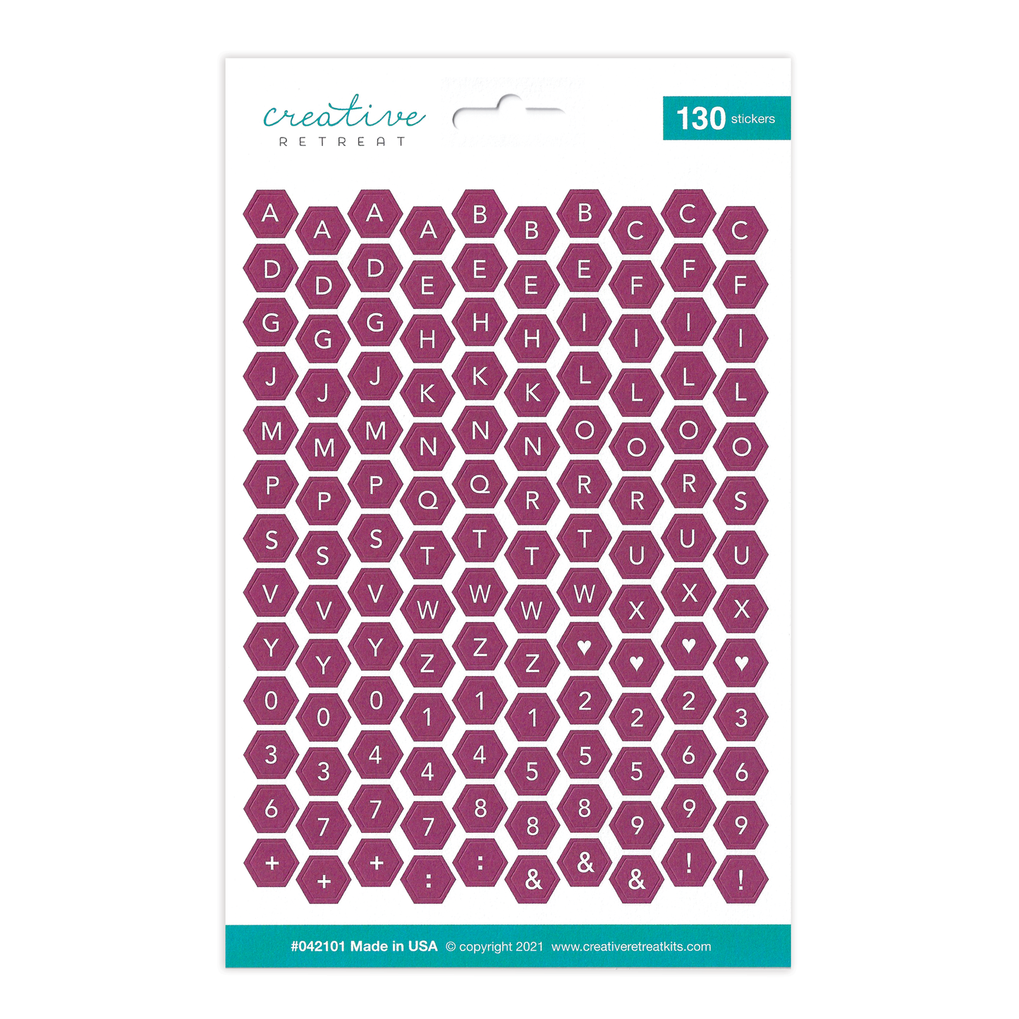 Clothed in Humility Alphabet Stickers