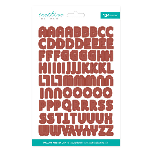 My Refuge Alphabet Stickers