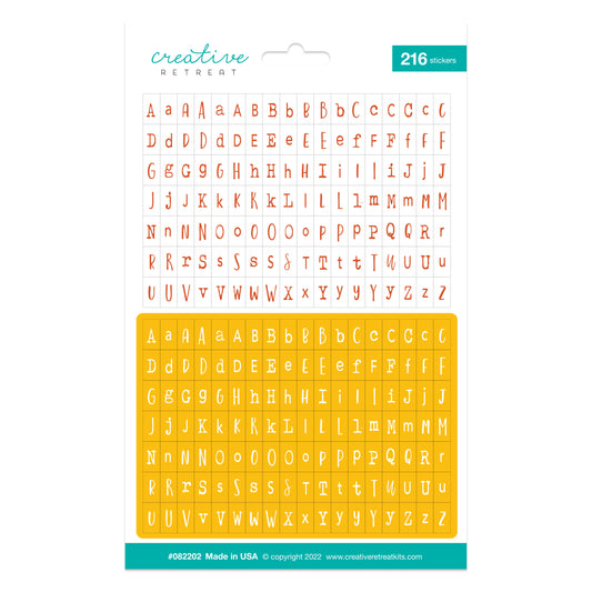 Lamplight Faith Alphabet Stickers