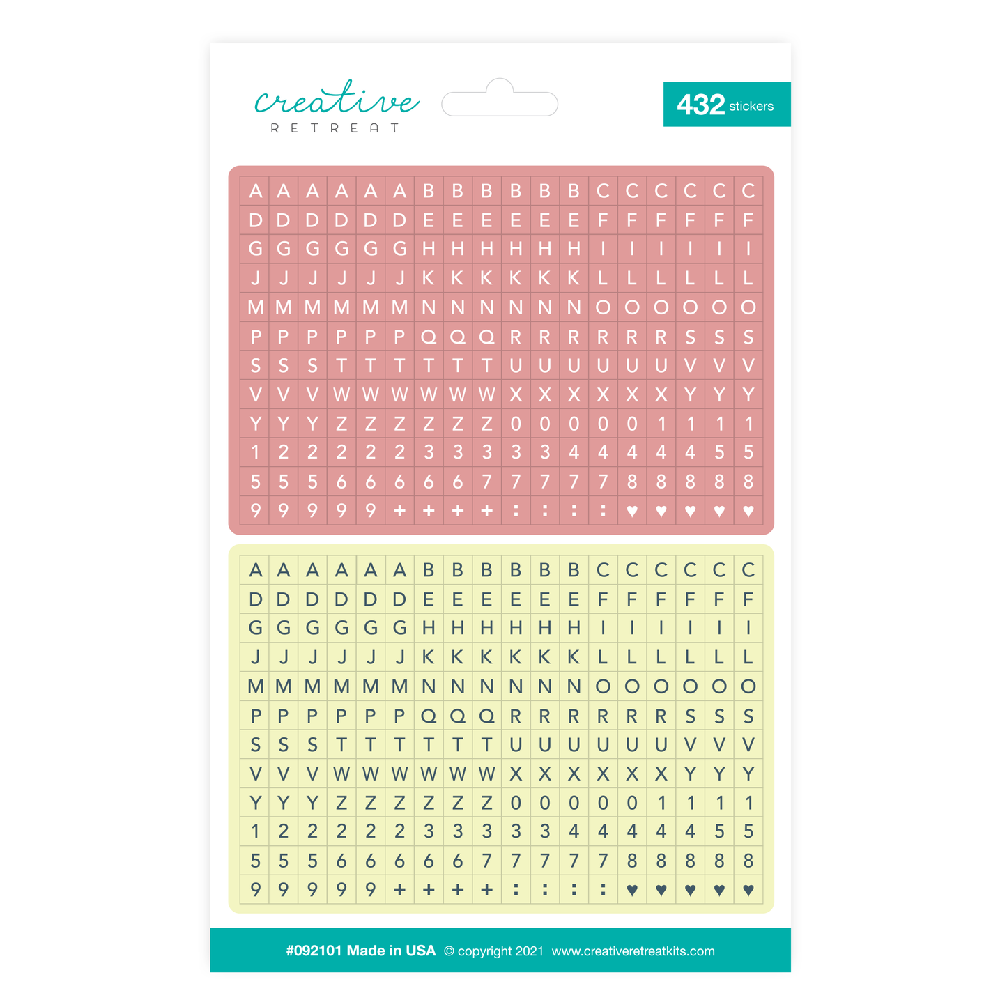 Anchor of Hope Alphabet Stickers