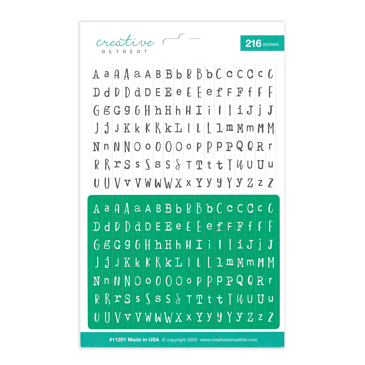 Worthy of the Wait Alphabet Stickers