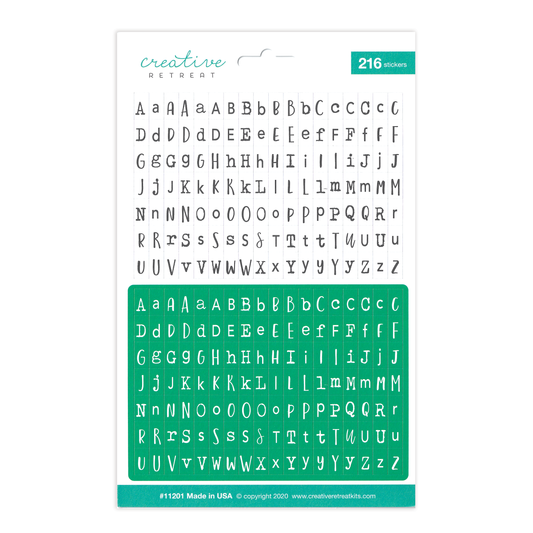 Worthy of the Wait Alphabet Stickers