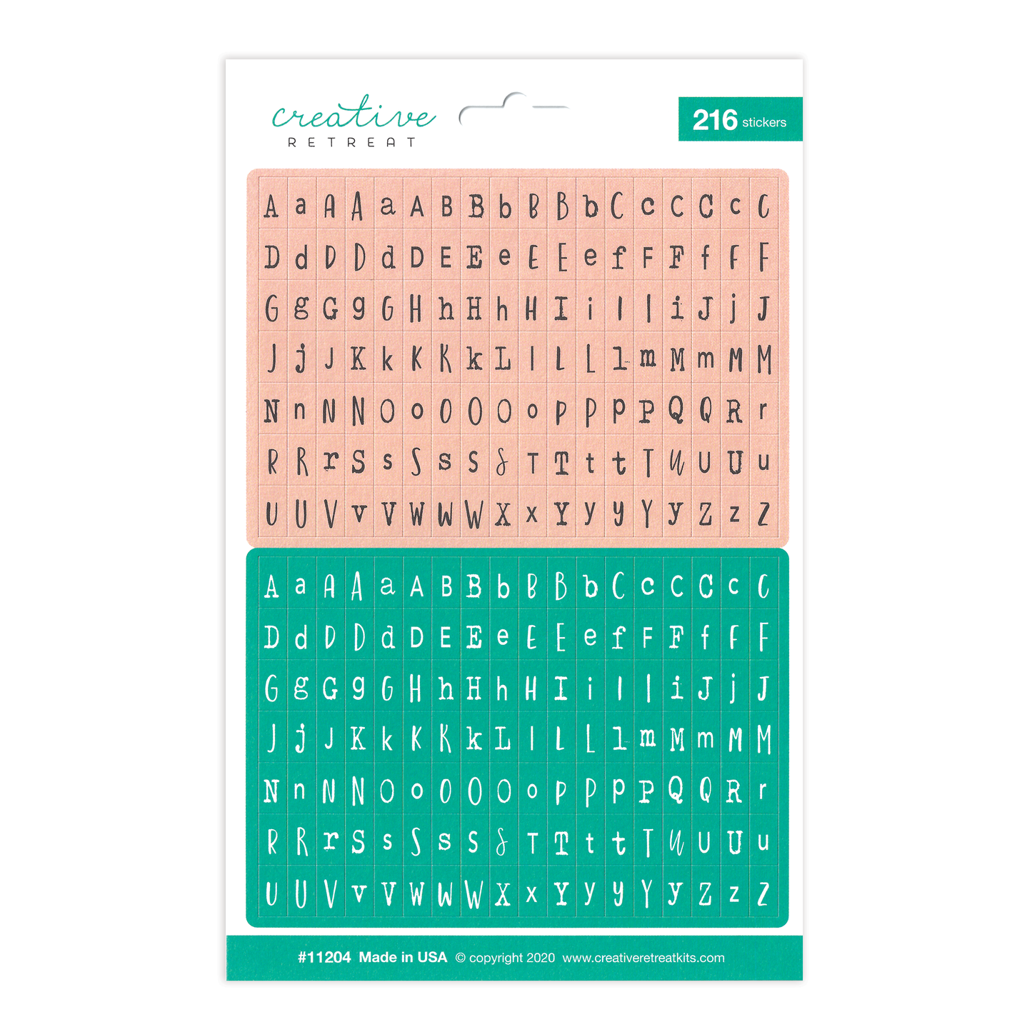 Worthy of the Wait Alphabet Stickers