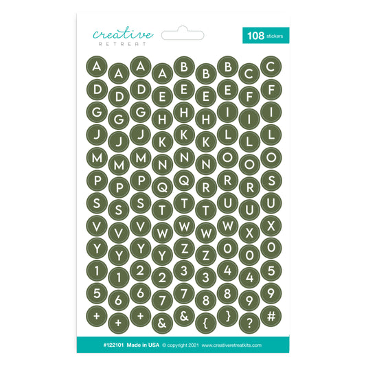 Higher Ways Alphabet Stickers