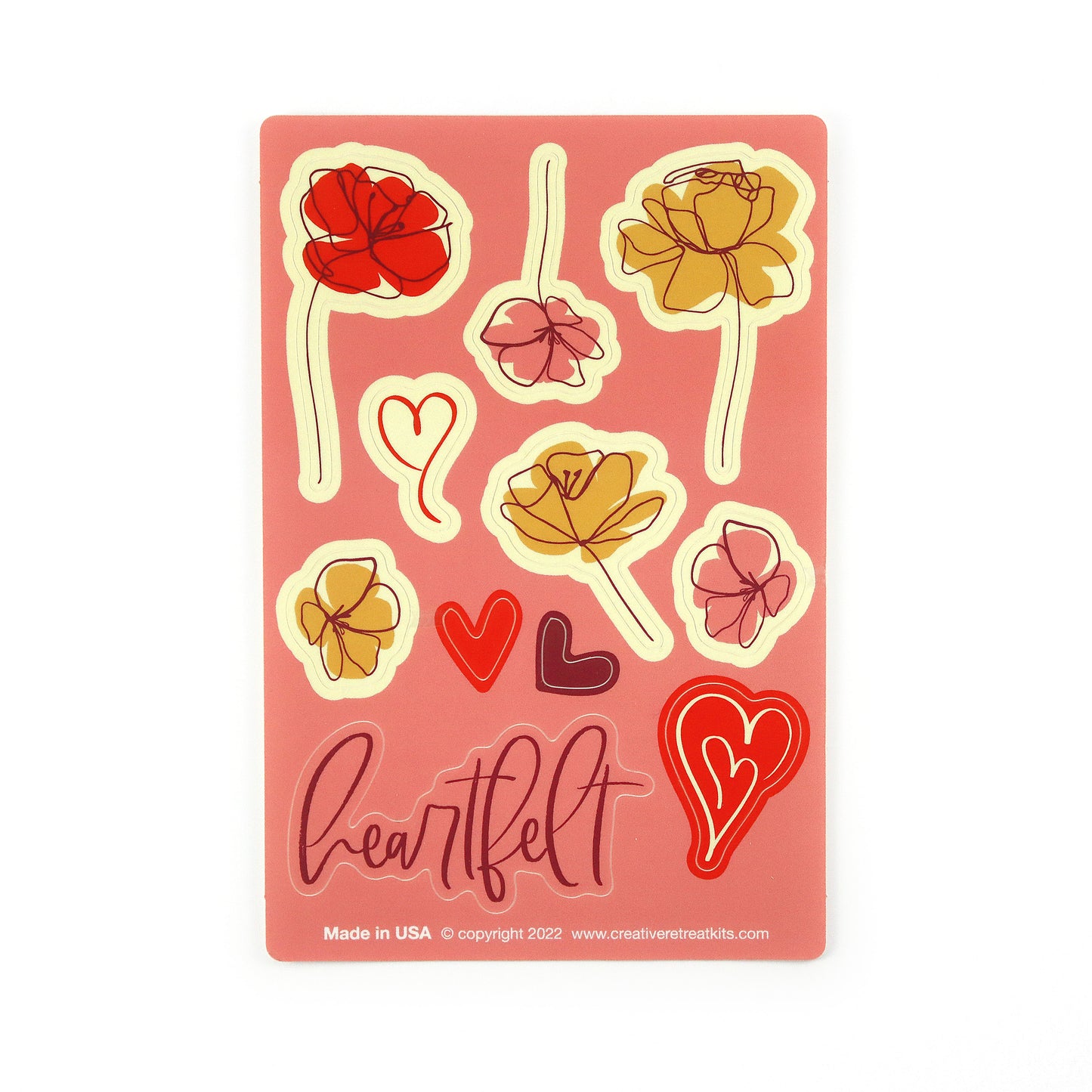 Heartfelt Glossy Stickers