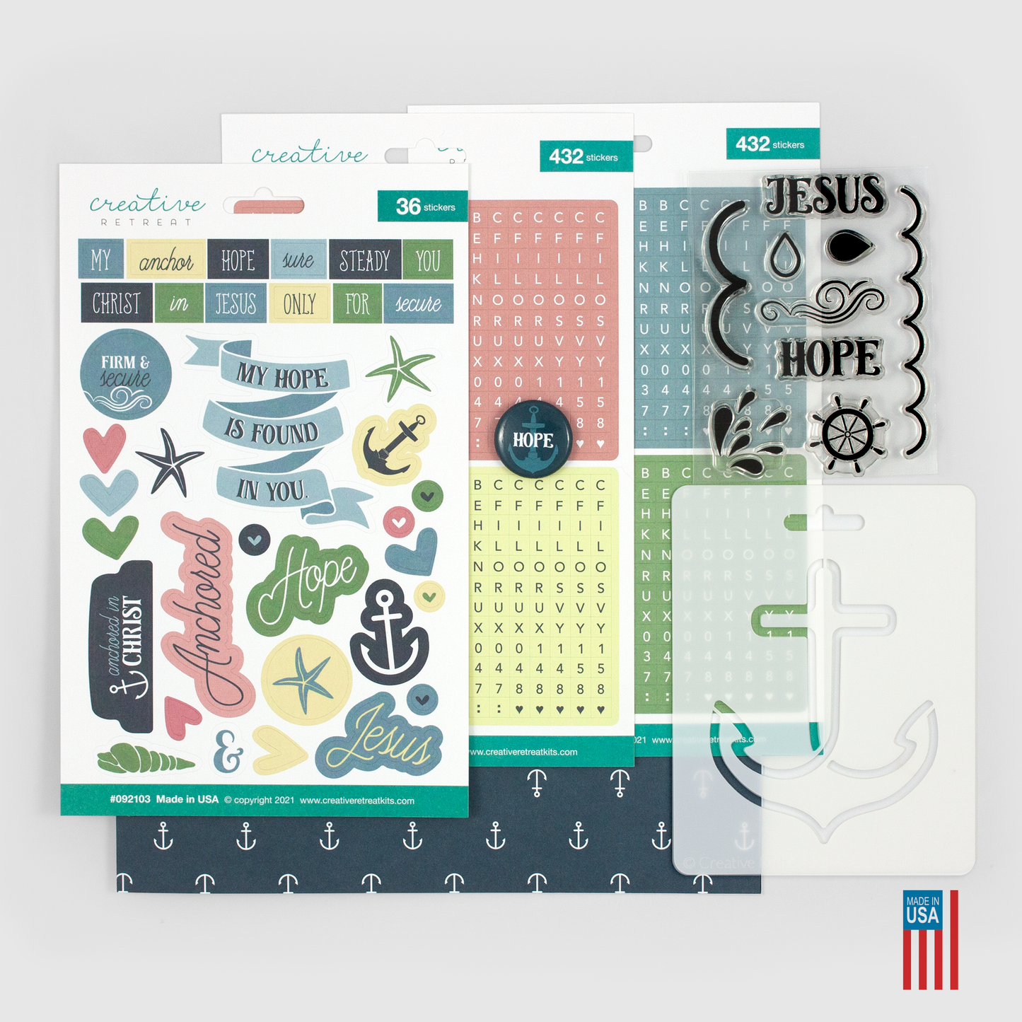 Anchor of Hope Faith Art Box