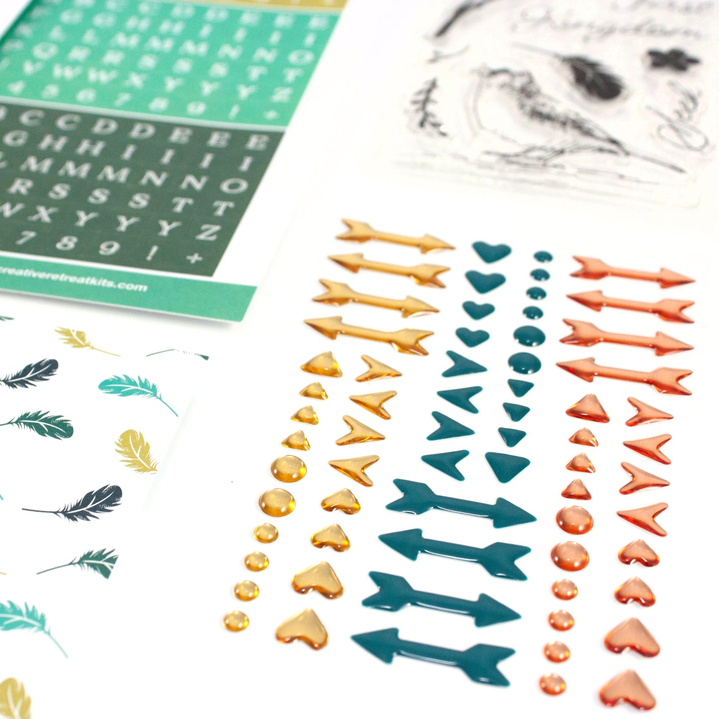 Enamel Shapes ~ Metallic