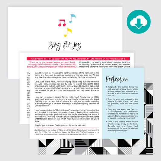 Sing for Joy Devotional (PDF)