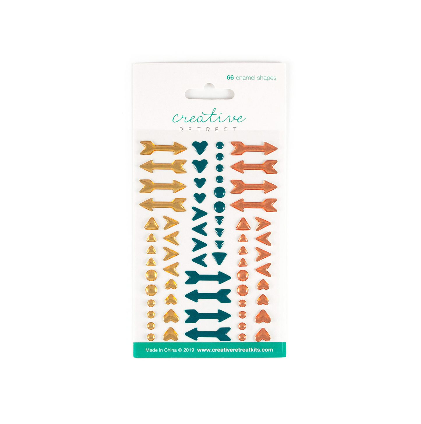 Enamel Shapes ~ Metallic