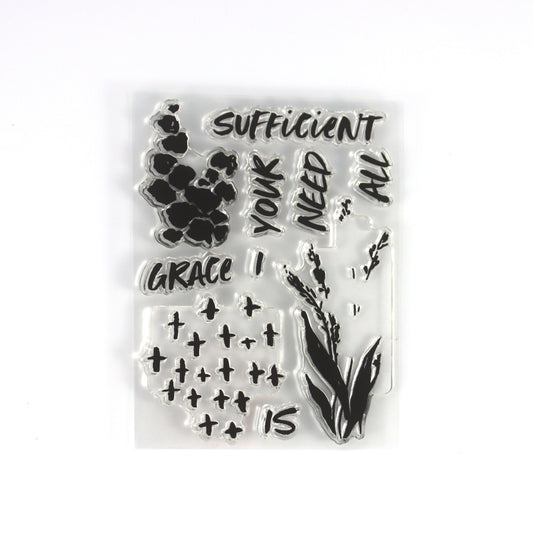 Sufficient Grace Stamp Set
