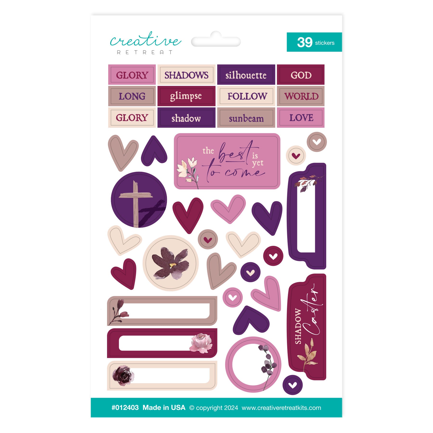 Sticker Sheets – Creative Retreat Kits