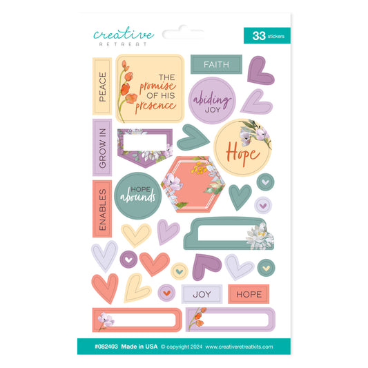 Abound In Hope Decor Stickers