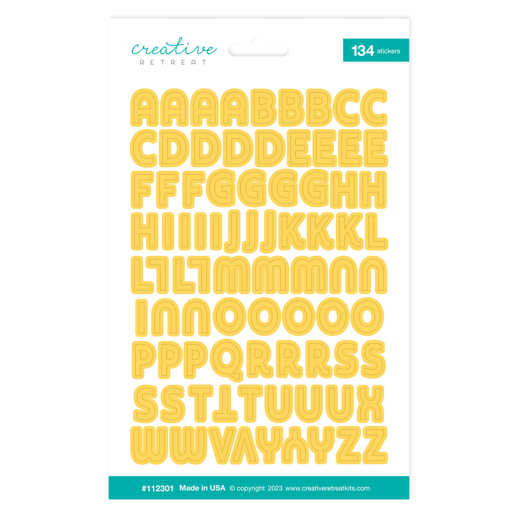 Look up, child Alphabet Stickers – Creative Retreat Kits