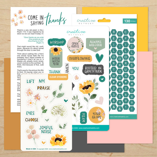 Saying Thanks Kids Club Kit