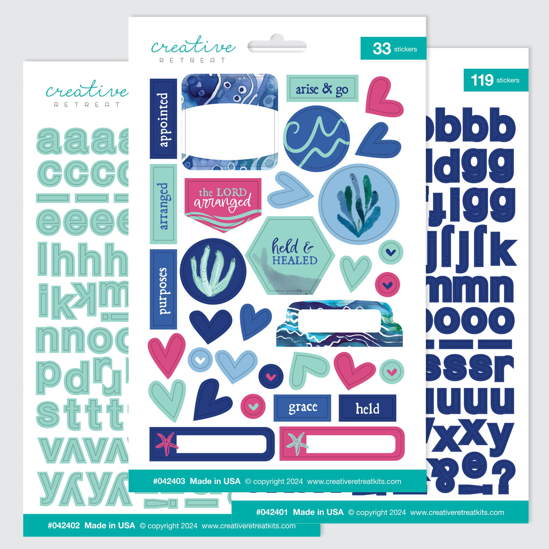 Arranged Sticker Set – Creative Retreat Kits