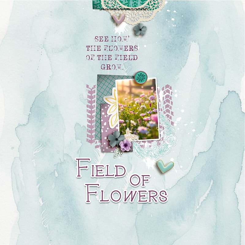 Flowers of the Field Digital Kit