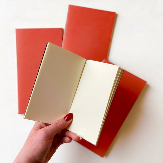 Blank Saddle Stitched Pocket Notebook