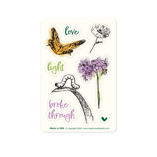 Enlightened Clear Stickers