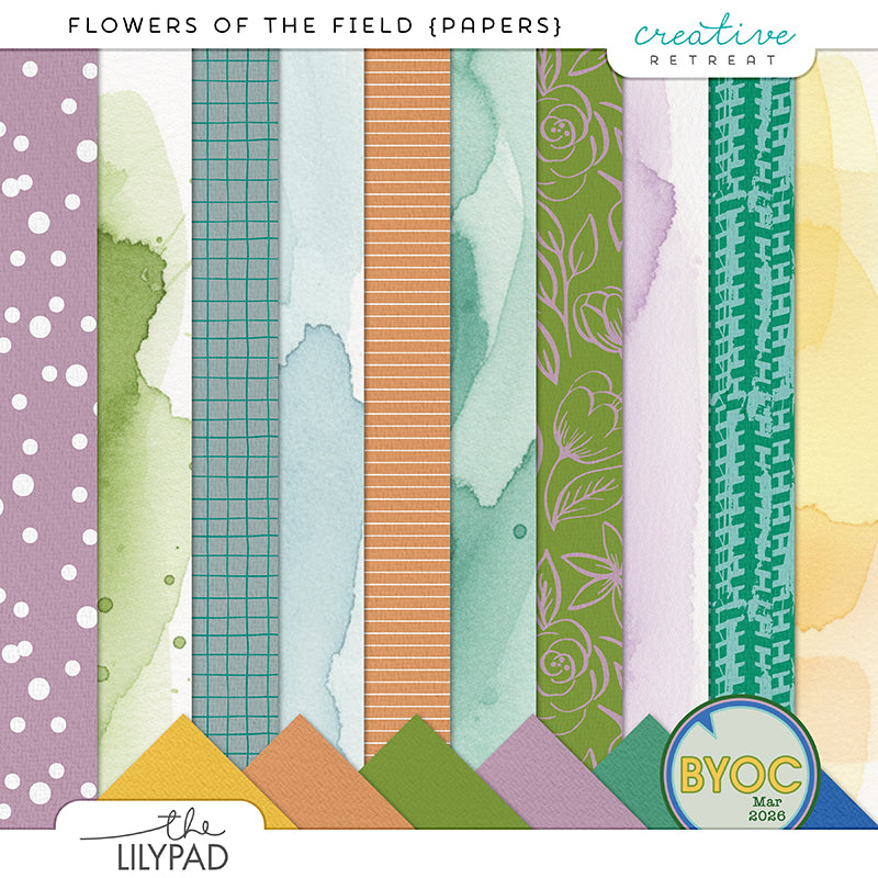 Flowers of the Field Digital Kit