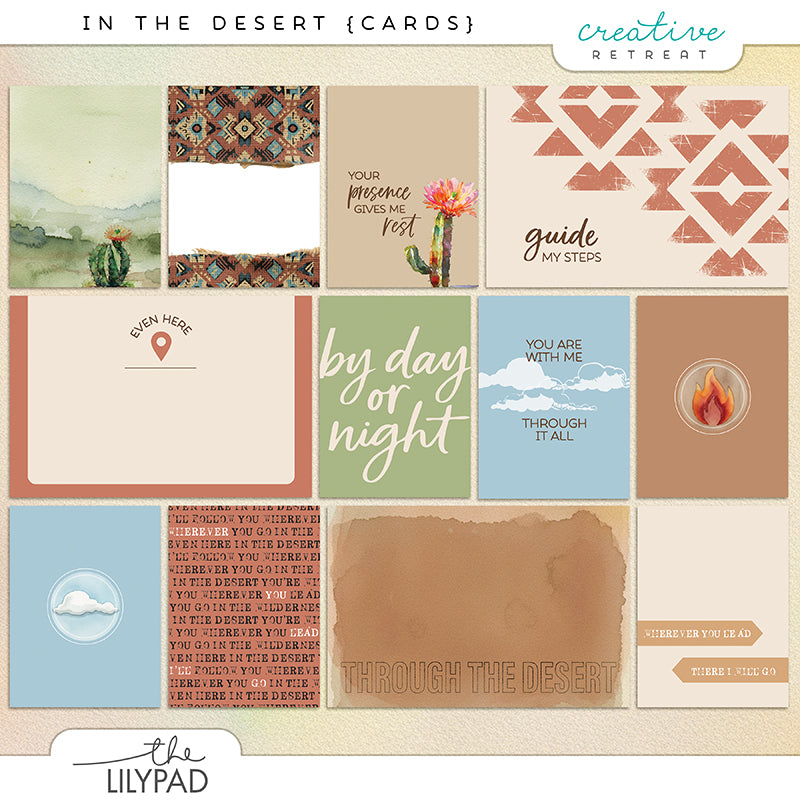 In The Desert Journaling Cards
