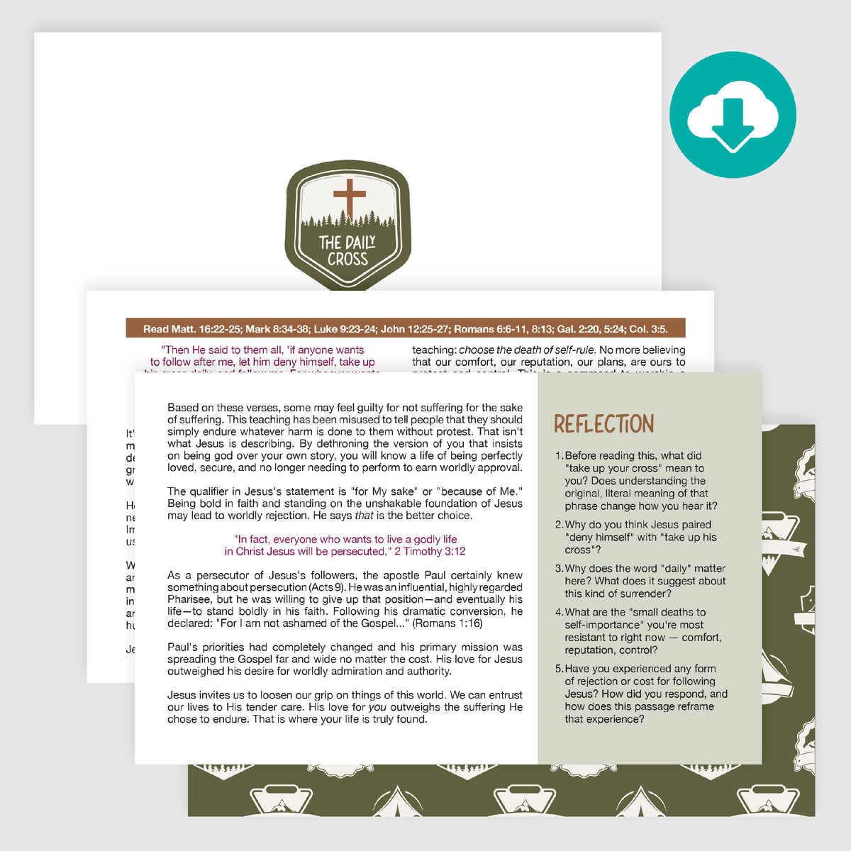 Printable Daily Cross Devotional (PDF)