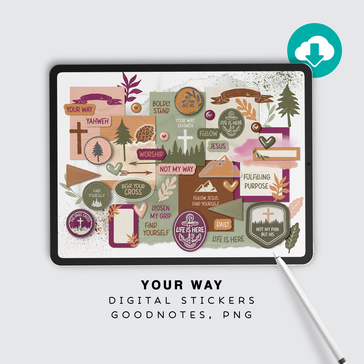Digital Sticker Pack for GoodNotes | Your Way