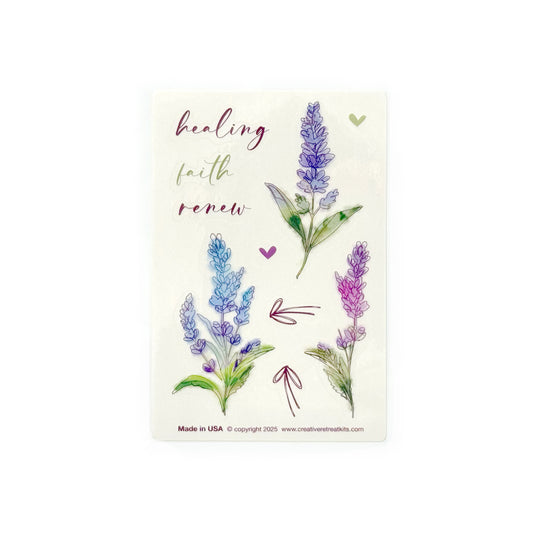 Hyssop Clear Stickers