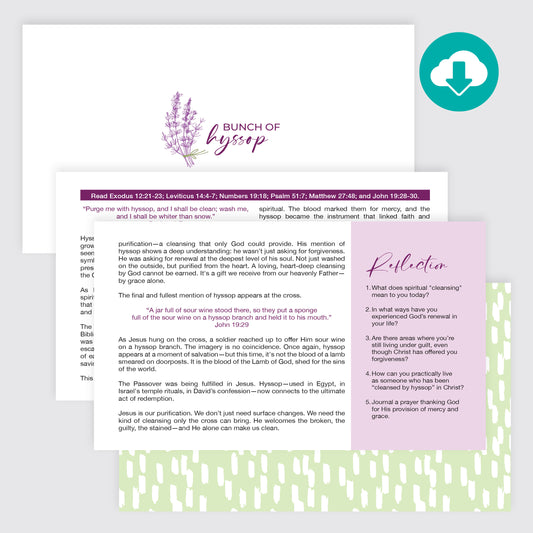 Bunch of Hyssop Devotional (PDF)