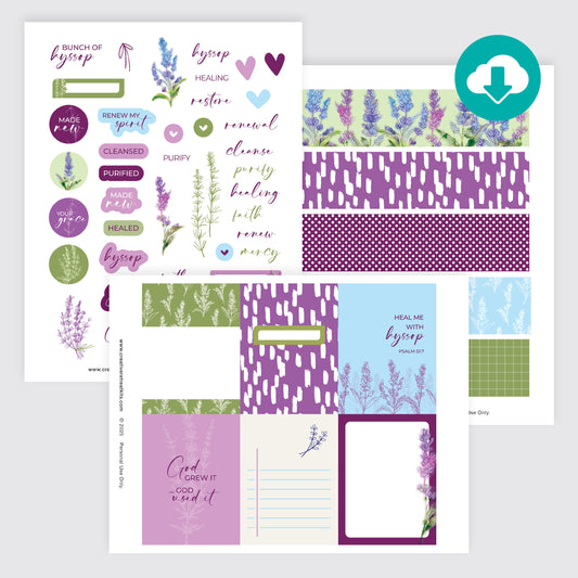 Hyssop Printables