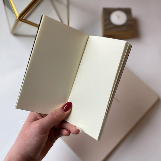 Blank Saddle Stitched Pocket Notebook