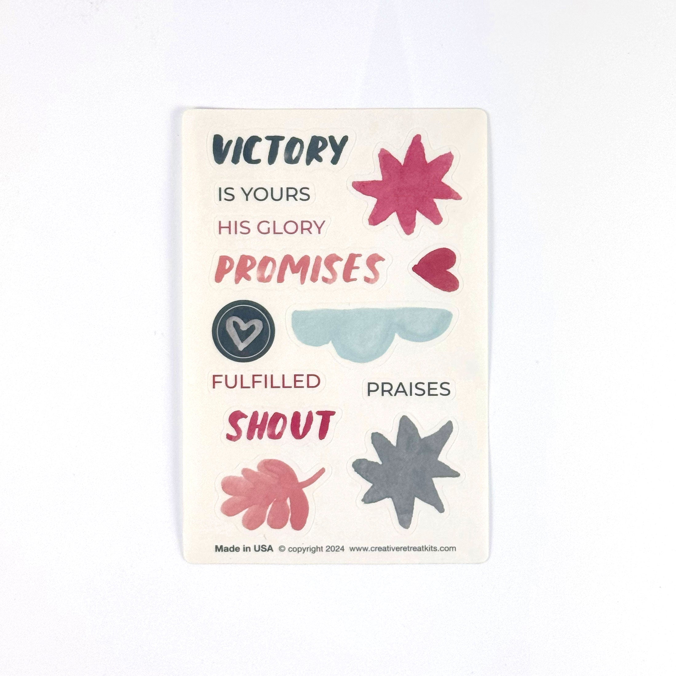 Shout Clear Stickers – Creative Retreat Kits