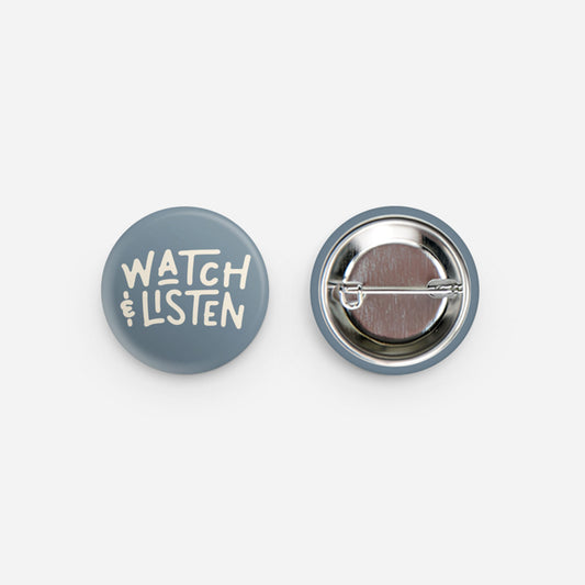 Watch Button Pin