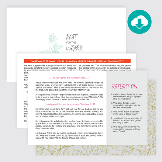Rest for the Weary Devotional (PDF)