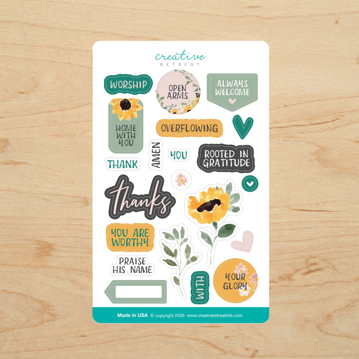 Threshold of Thanks Faith Art Box