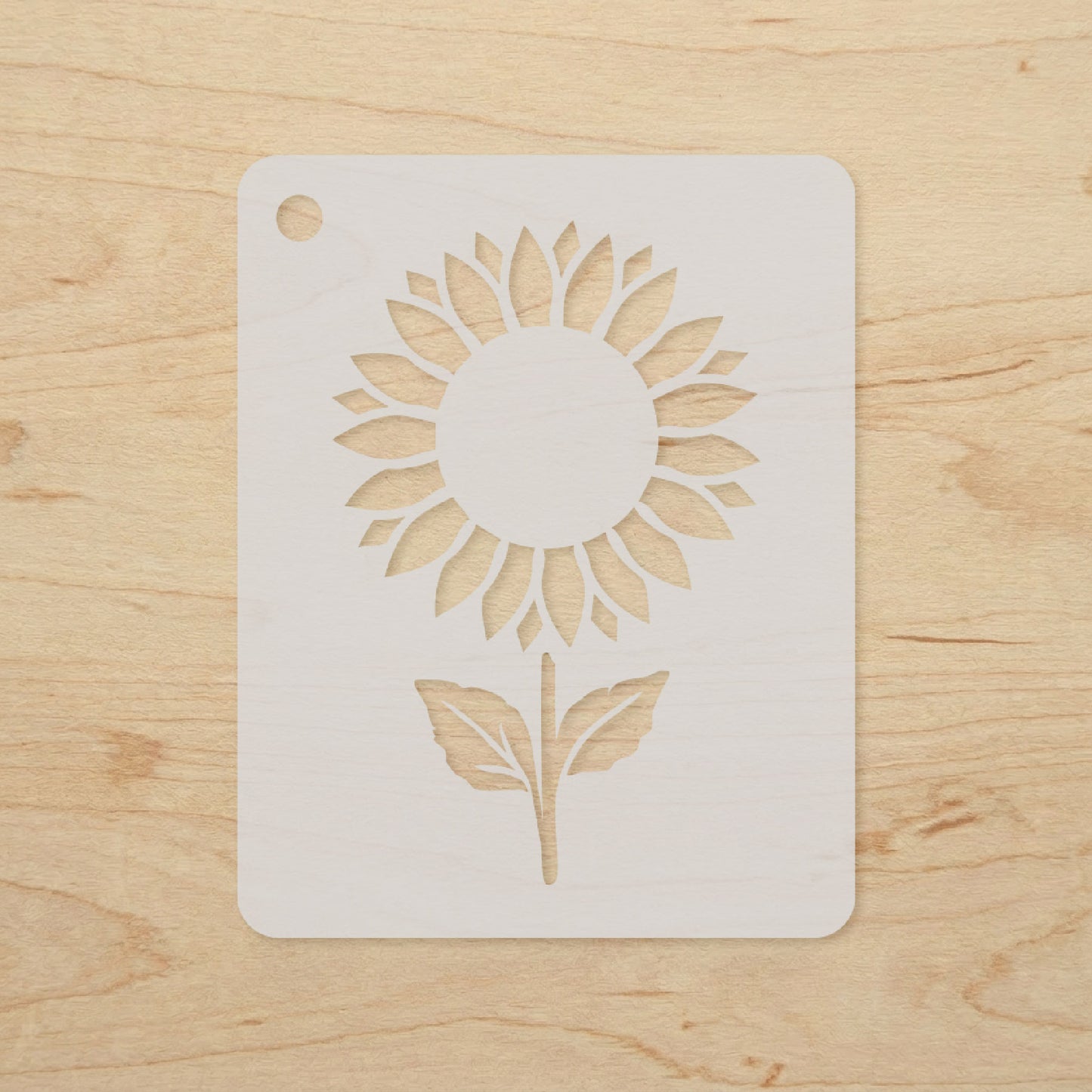 Sunflower Stencil