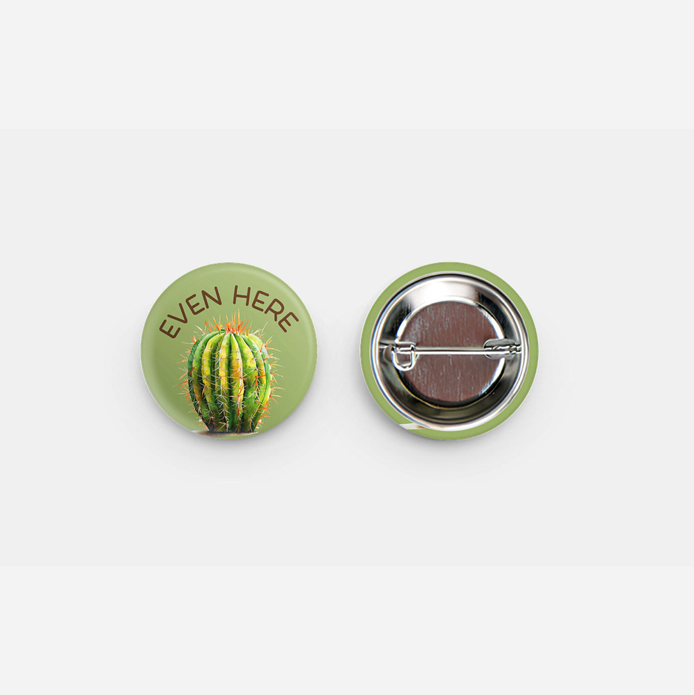 Even Here Button Pin