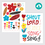 Sing for Joy: Hand-Lettered Starters