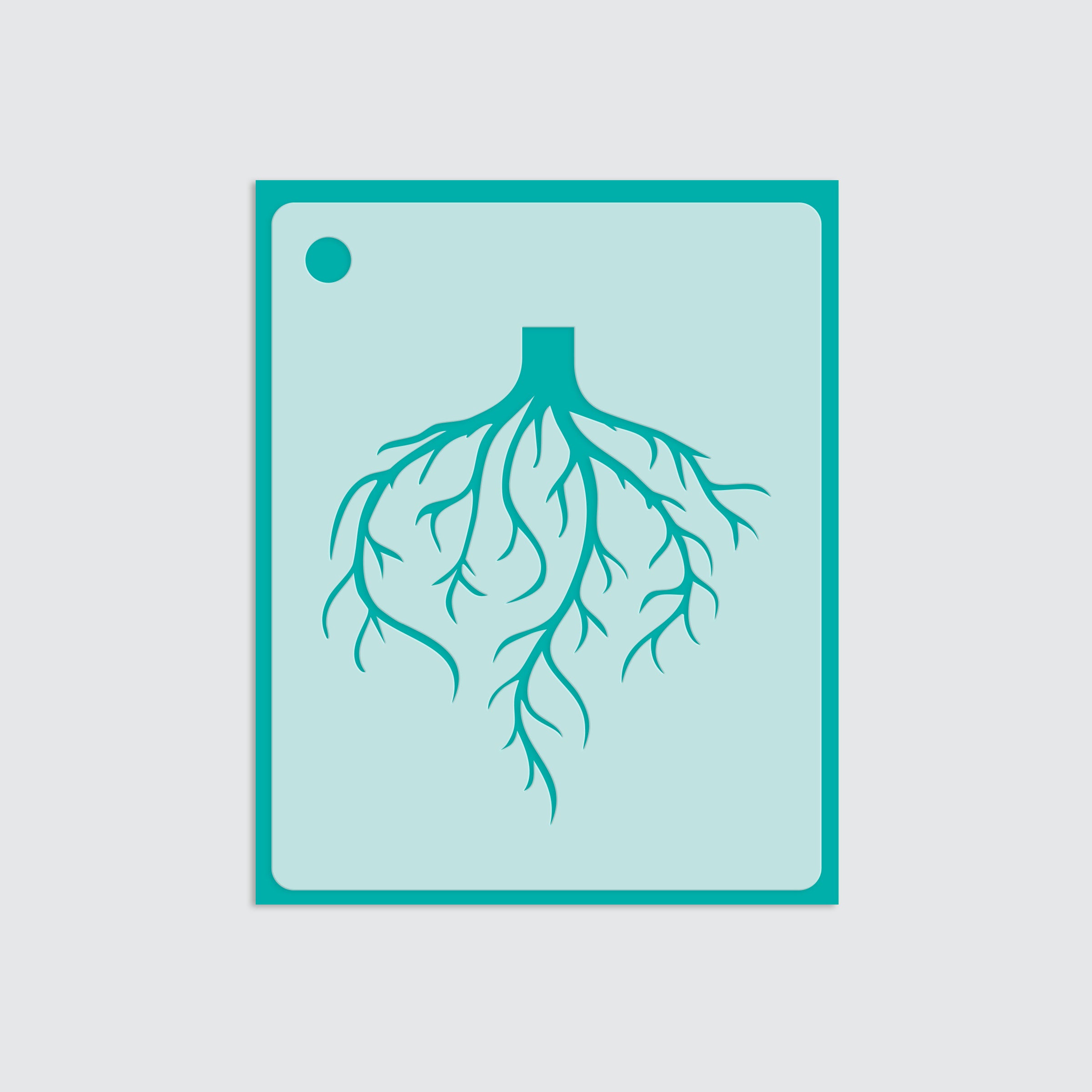 Tree With Roots Stencil Tree Roots Stencil – Creative Retreat Kits
